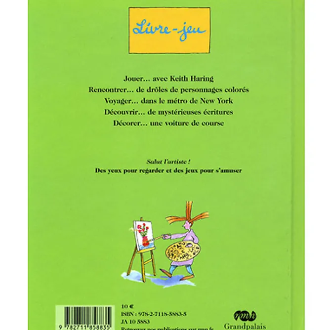 Livres Jeunesse<Boutiques de musées Livre-jeu Les hiéroglyphes de Keith Haring - Salut l'artiste
