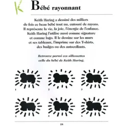 Livres Jeunesse<Boutiques de musées Livre-jeu Les hiéroglyphes de Keith Haring - Salut l'artiste