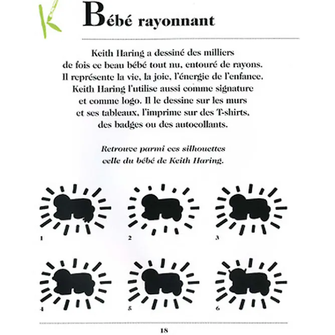 Livres Jeunesse<Boutiques de musées Livre-jeu Les hiéroglyphes de Keith Haring - Salut l'artiste