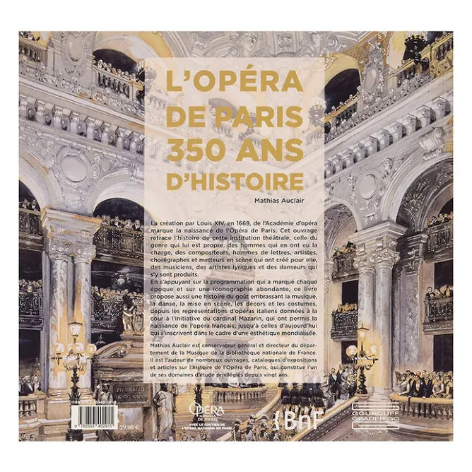 Boutiques de musées L'Opéra de Paris, 350 ans d'histoire Hot