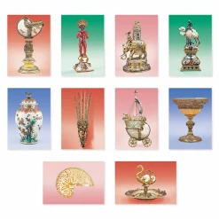 Cartes Et Marques Pages<Boutiques de musées Lot de 10 cartes postales Miroir du monde - 10,5 x 15 cm