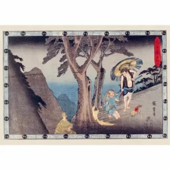Boutiques de musées Lot de 16 cartes postales 14 x 20 cm - Hiroshige - Le trésor des vassaux fidèles Online