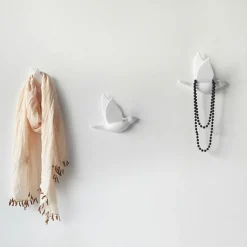 Design|Art De La Maison<Boutiques de musées Lot de 3 Patères en plastique Oiseaux - Balvi