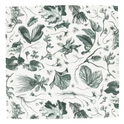Art De La Table<Boutiques de musées Lot de 2 serviettes de table L'Herbier du Roi Vert - 42x42 cm