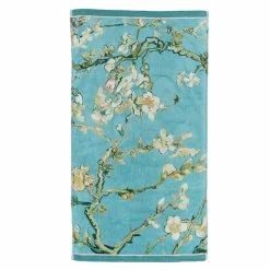 Boutiques de musées Lot de 3 Serviettes de toilette 55x100 cm - Vincent van Gogh - Amandier en fleurs - Beddinghouse x Van Gogh Museum Amsterdam® New