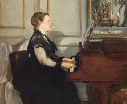 Boutiques de musées Madame Manet au piano (détail) (affiches d'art) Discount