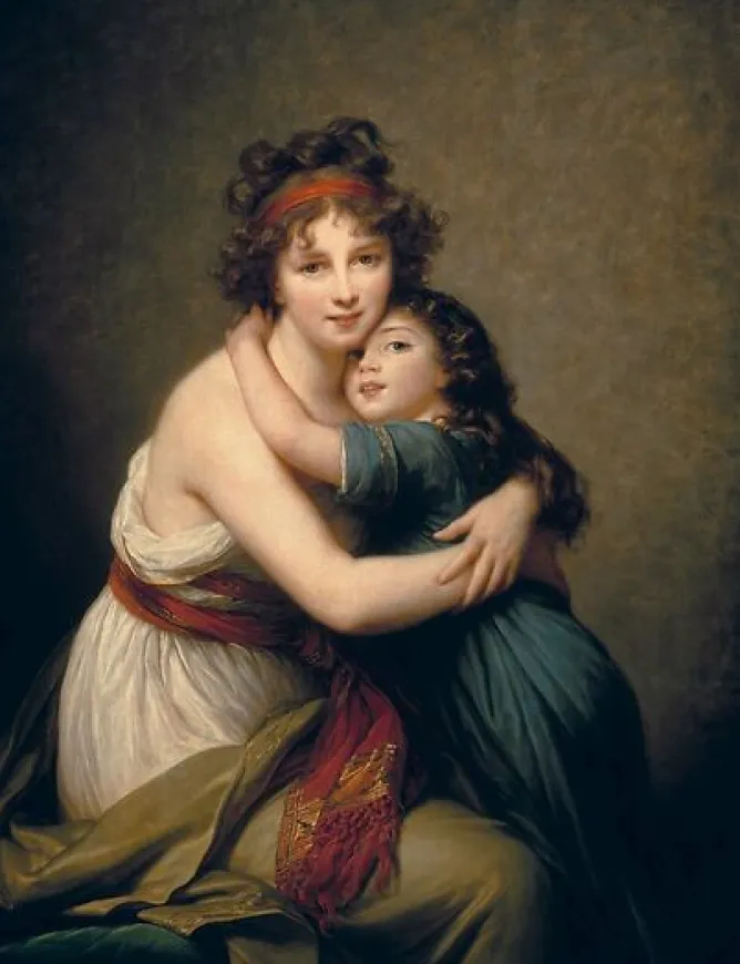 Panneaux Aluminium|Toiles Encadrées<Boutiques de musées Madame Vigée-Le Brun et sa fille, Jeanne-Lucie, dite Julie (1780-1819) (panneaux aluminium)