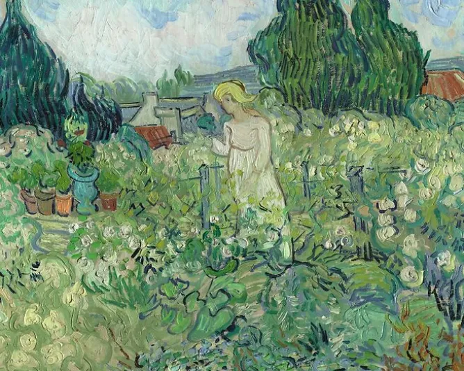 Toiles Sans Cadre|Toiles Sur Châssis<Boutiques de musées Mademoiselle Gachet dans son jardin à Auvers-sur-Oise (toiles sans cadre)