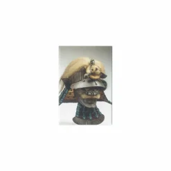 Boutiques de musées Magnet - Casque Suji-bachi kabuto aux armoiries du clan Wakizaka et masque Menpô Sale