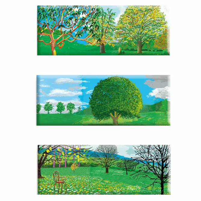 Magnets<Boutiques de musées Magnet David Hockney - A year in Normandie, 2020, 2021