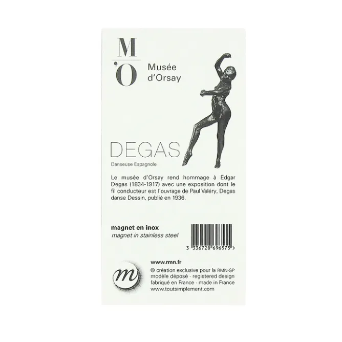 Boutiques de musées Magnet Degas Danseuse espagnole New