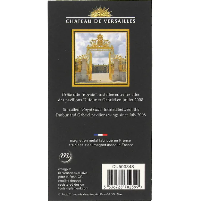 Magnets<Boutiques de musées Magnet en métal Grille "Royale" Versailles