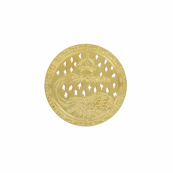 Boutiques de musées Magnet en métal Salamandre de la Porte dorée du Château de Fontainebleau Best