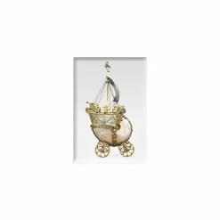 Boutiques de musées Magnet Hans-Anton Lind - Centre de table mobile en forme de bateau avec nautile sur roues, entre 1603 et 1609 Outlet