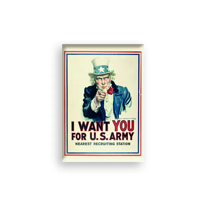 Boutiques de musées Magnet James Montgomery Flagg - "I Want you for U.S. Army", 1917 Hot