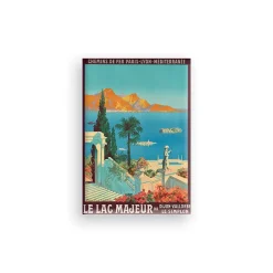 Boutiques de musées Magnet Julien Lacaze - Le lac majeur par Dijon-Vallorbe, Le Simplon, 1993