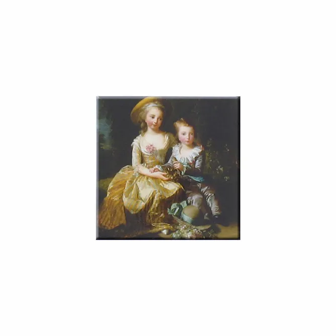 Boutiques de musées Magnet Élisabeth Vigée Le Brun - Marie-Thérèse Charlotte de France, dite Madame Royale et son frère, le dauphin Louis-Joseph Xavier François de France, 1784 Sale