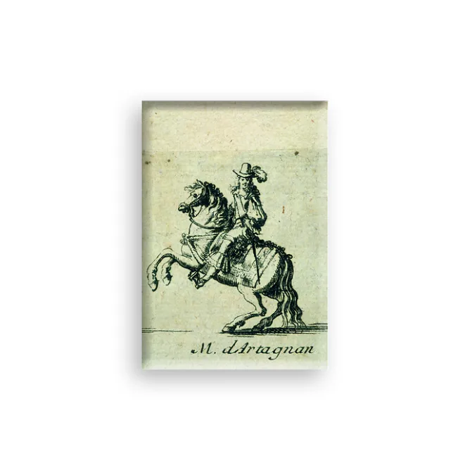 Boutiques de musées Magnet Nicolas Cochin - Marche à l'entrée de Leurs Majestés en la Ville de Paris, M. d'Artagnan (détail) 1661 New