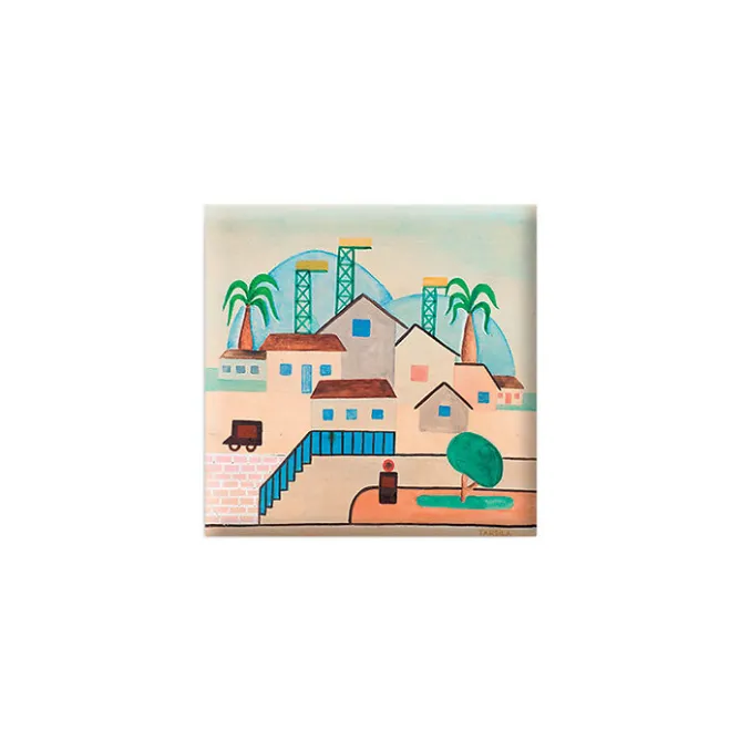 Magnets<Boutiques de musées Magnet Tarsila do Amaral - Paisagem com vagão de trem, vers 1924