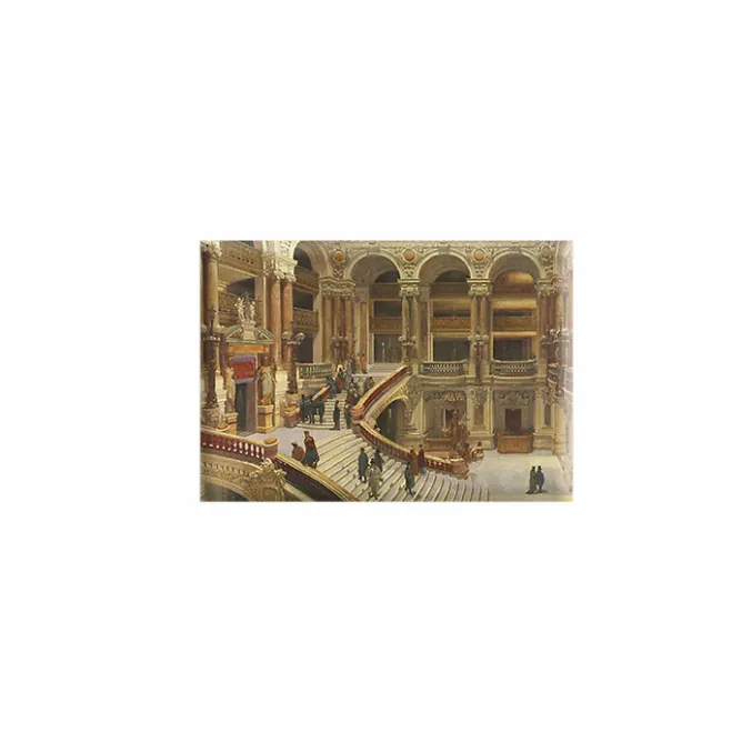 Magnets<Boutiques de musées Magnet Victor Navlet - Escalier de l'Opéra à Paris, vers 1880