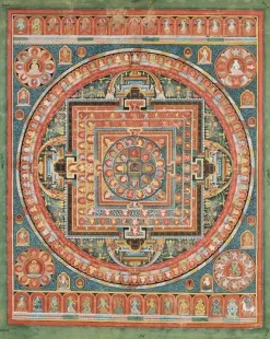 Boutiques de musées Mandala de Vairocana, sous son aspect Sarvavid (toiles encadrées) Outlet