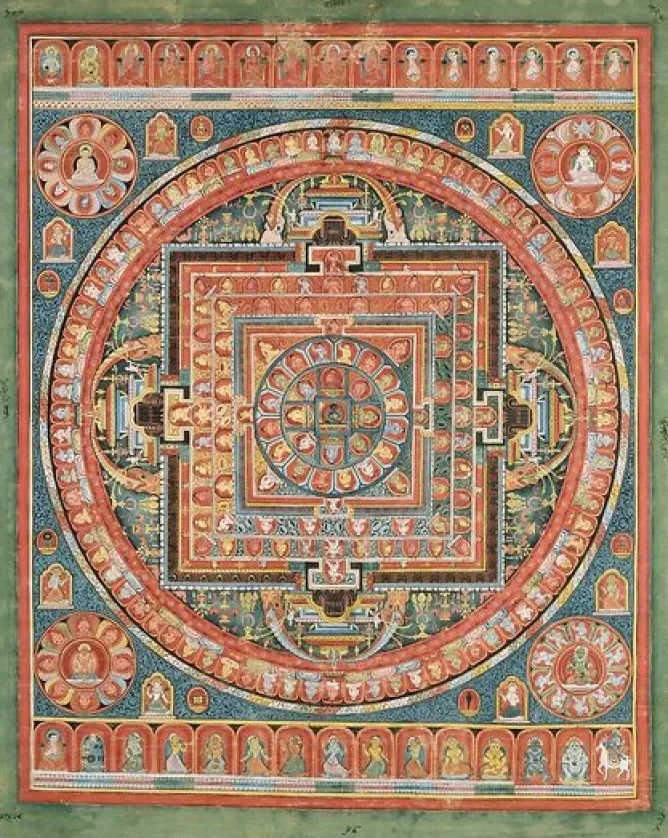 Panneaux Aluminium|Panneaux Acryliques<Boutiques de musées Mandala de Vairocana, sous son aspect Sarvavid (panneaux aluminium)