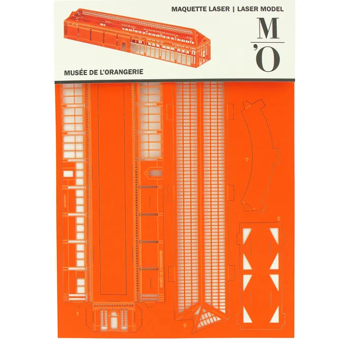 Loisirs Créatifs<Boutiques de musées Maquette laser Musée de l'Orangerie - Orange