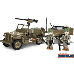 Boutiques de musées Maquette Willys MB et trailer - Cobi Historical Collection World War II Outlet