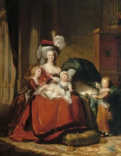 Boutiques de musées Marie-Antoinette de Lorraine-Habsbourg, reine de France et ses enfants (panneaux acryliques) Hot