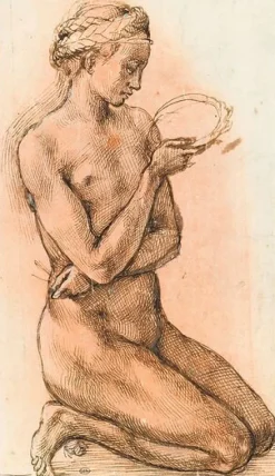 Boutiques de musées Marie Madeleine (') tenant la couronne d'épines et les clous de la Crucifixion (toiles encadrées) Discount