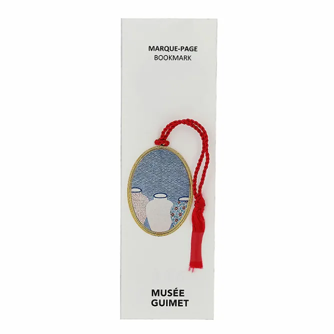 Boutiques de musées Marque-page en métal avec ruban 3 jarres