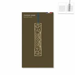 Boutiques de musées Marque-page en métal avec ruban - Art nouveau arabesque - tout simplement, Sale