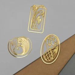 Boutiques de musées 3 marque-pages/clips en métal - Art nouveau roseau - tout simplement, Clearance