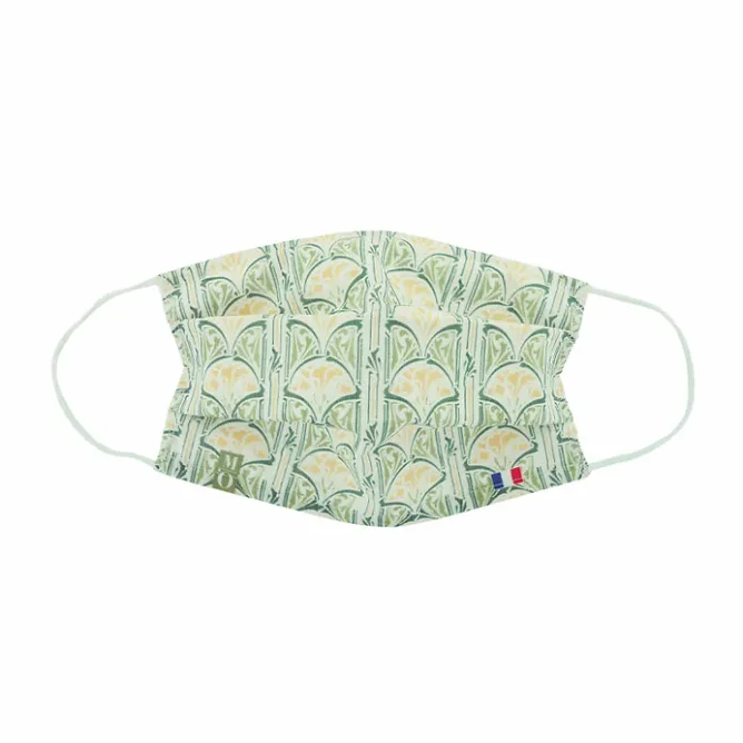 Boutiques de musées Masque réutilisable en tissu - Émile Bernaux - Décor floral Art nouveau Discount