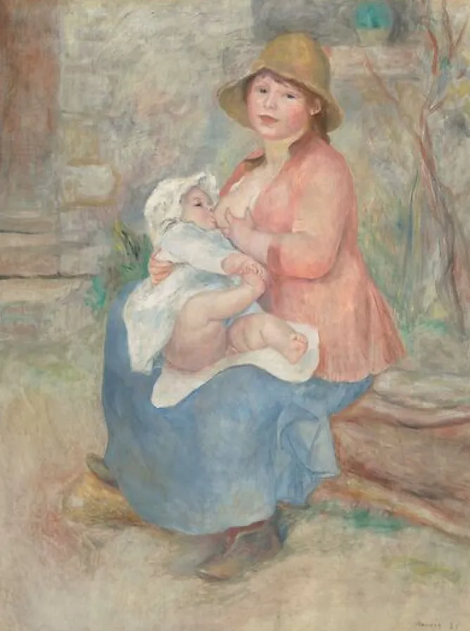 Panneaux Aluminium|Panneaux Acryliques<Boutiques de musées Maternité, L'Enfant au sein ou Madame Renoir et son fils Pierre (panneaux aluminium)