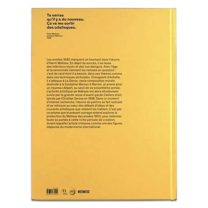 Boutiques de musées Matisse. Cahiers d'art, le tournant des années 30 - Catalogue d'exposition New