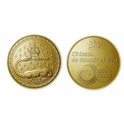 Boutiques de musées Médaille Salamandre du tympan de la porte Dorée - Château de Fontainebleau - Monnaie de Paris Clearance