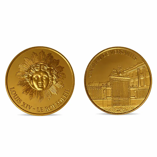 Boutiques de musées Médaille souvenir Château de Versailles - Louis XIV Le roi Soleil - Monnaie de Paris Sale
