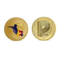 Boutiques de musées Médaillon Jeux Olympiques et Paralympiques de Paris 2024 - Alphabet Sport S - Skateboard Sale