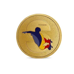 Boutiques de musées Médaillon Jeux Olympiques et Paralympiques de Paris 2024 - Alphabet Sport S - Skateboard Sale