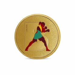 Boutiques de musées Médaillon Jeux Olympiques et Paralympiques de Paris 2024 - Alphabet Sport B - Boxe Hot