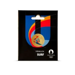 Médailles Et Monnaies<Boutiques de musées Médaillon Jeux Olympiques et Paralympiques de Paris 2024 - Alphabet Sport U - Surf