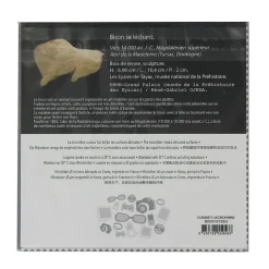 Boutiques de musées Microfibre Bison se léchant Clearance