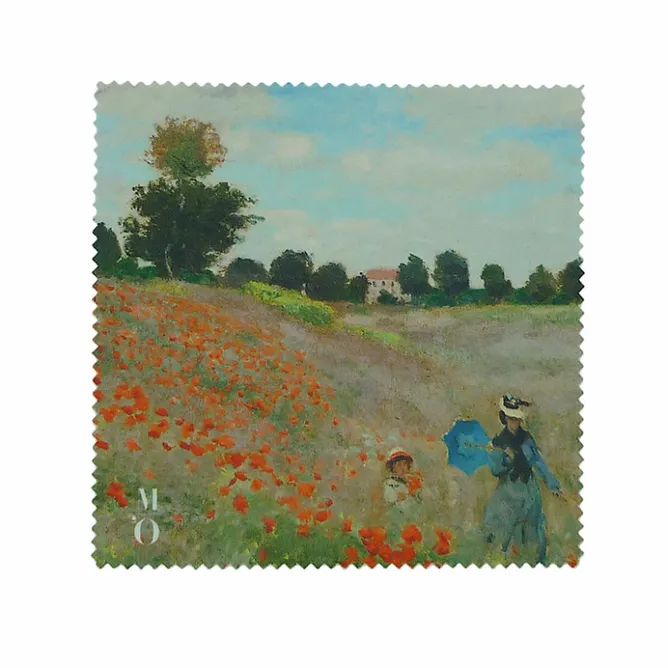 Boutiques de musées Microfibre Claude Monet - Coquelicots Discount