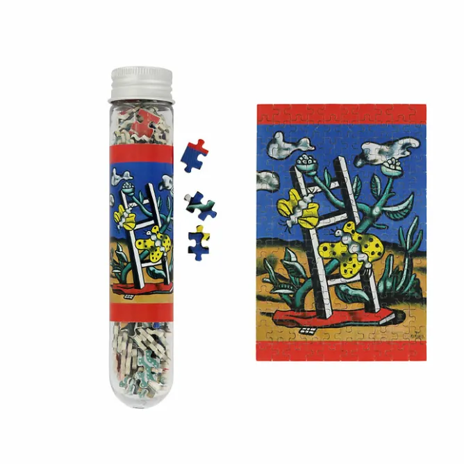 Boutiques de musées Micro Puzzle 150 pièces Fernand Léger - Deux papillons jaunes sur une échelle, 1951 Online