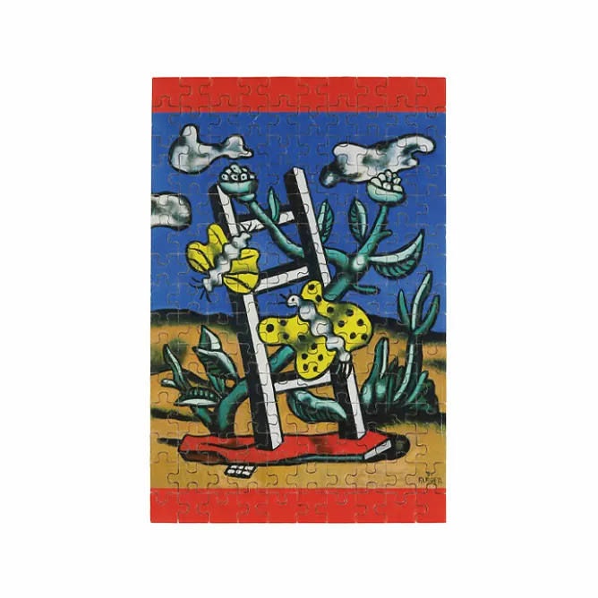 Boutiques de musées Micro Puzzle 150 pièces Fernand Léger - Deux papillons jaunes sur une échelle, 1951 Online