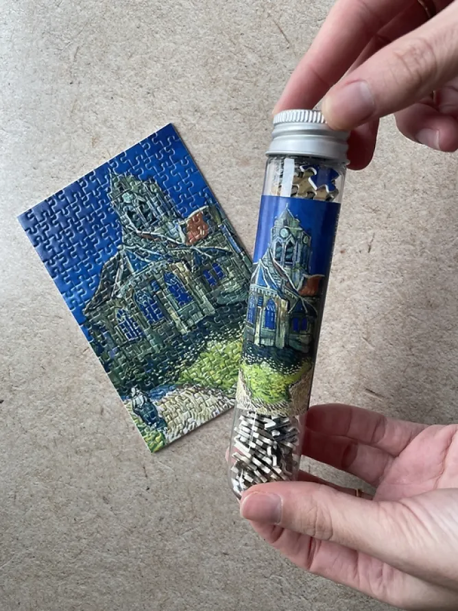Loisirs Créatifs|Jeux<Boutiques de musées Micro Puzzle 150 pièces Vincent van Gogh - L'Église d'Auvers-sur-Oise