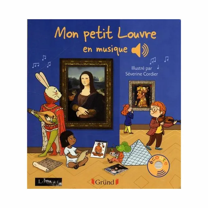 Livres Jeunesse<Boutiques de musées Mon petit Louvre en musique