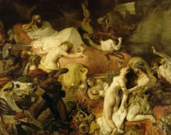 Boutiques de musées Mort de Sardanapale (toiles encadrées) Discount