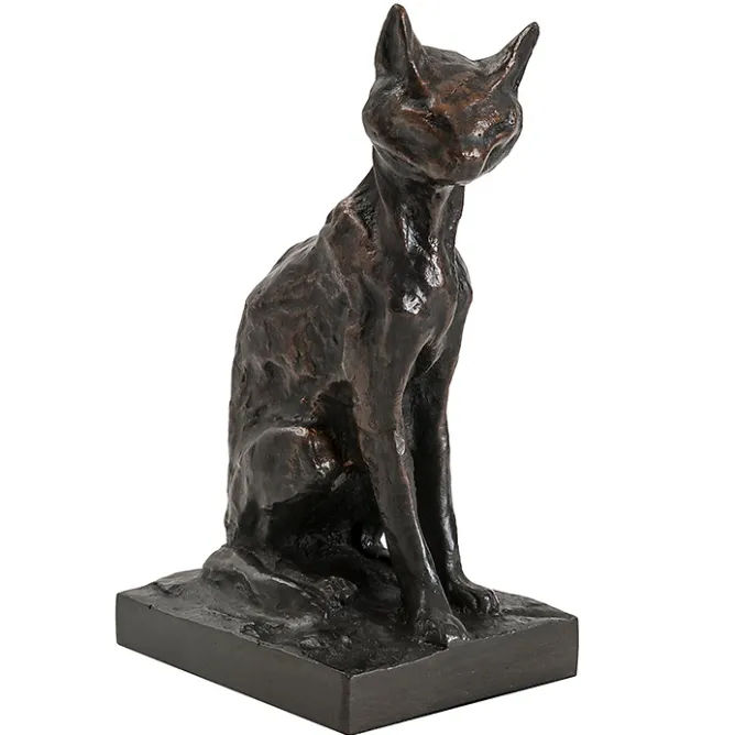 Boutiques de musées Moulage Chat abyssin assis Théophile Alexandre Steinlen Outlet